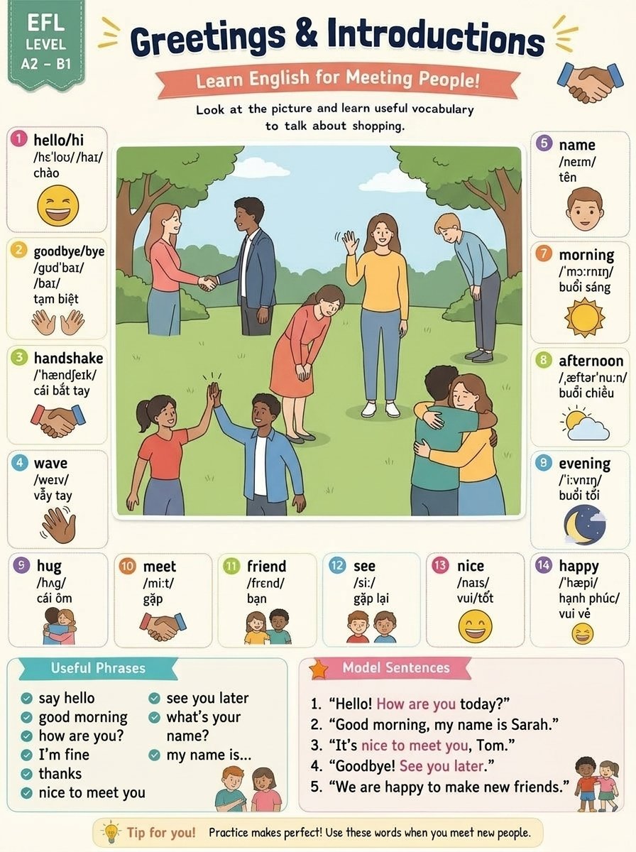 Greetings lesson preview